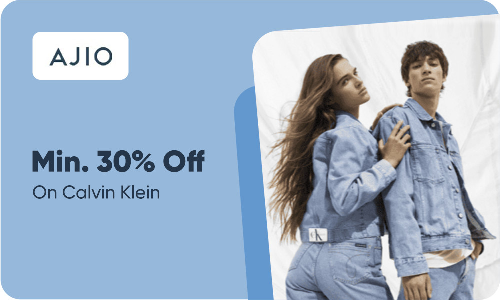 Min 30% Off On Calvin Klein Tshirts,Dresses,Trolley Bags & More