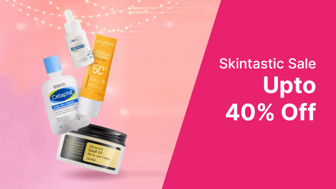 SKINTASTIC SALE | Now Avail Upto 40% Off + Pick 2 Gifts On Orders Above Rs.1499