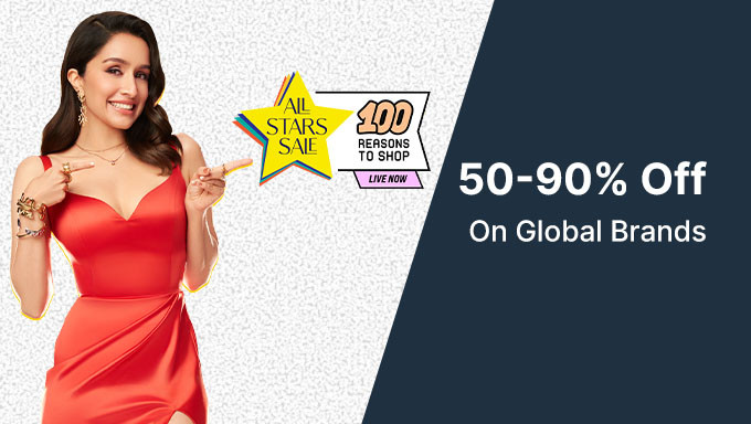 Ajio All Star Sale | 50%-90% OFF + Extra Upto 20% Off + Instant 10% Selected Bank Off