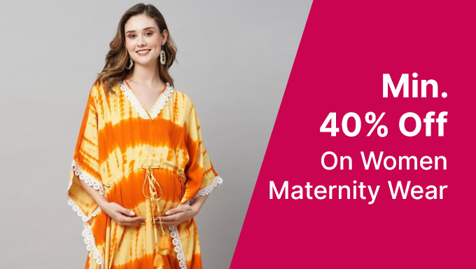 Min 40% Off On Women Maternity Wear Buy Dresses,Kurtas,Tshirts & More 