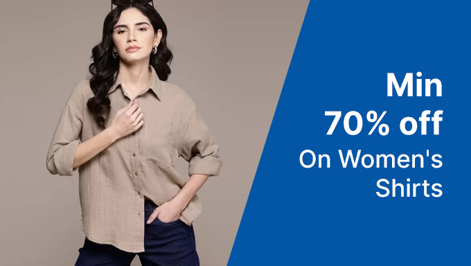 Min 70% Off On Women's Shirts From Vero Moda,Only & More