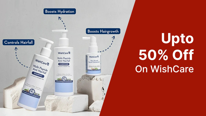 Upto 50% Off On WishCare Buy Hair Care,Skin Care Products & More