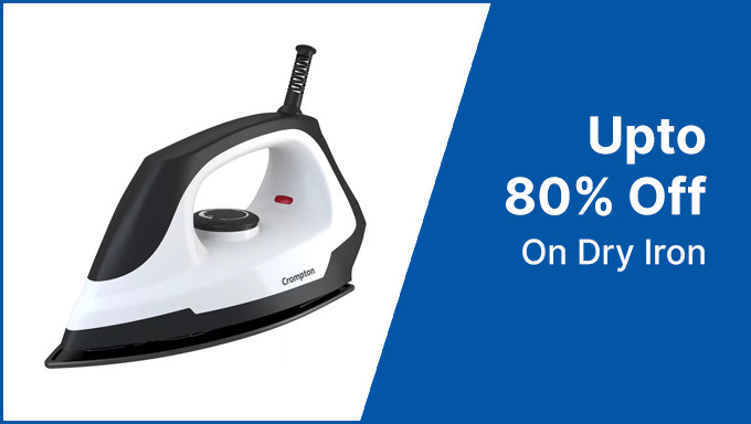 Upto 80% Off On Best Selling Dry Irons Starting At Just Rs.248