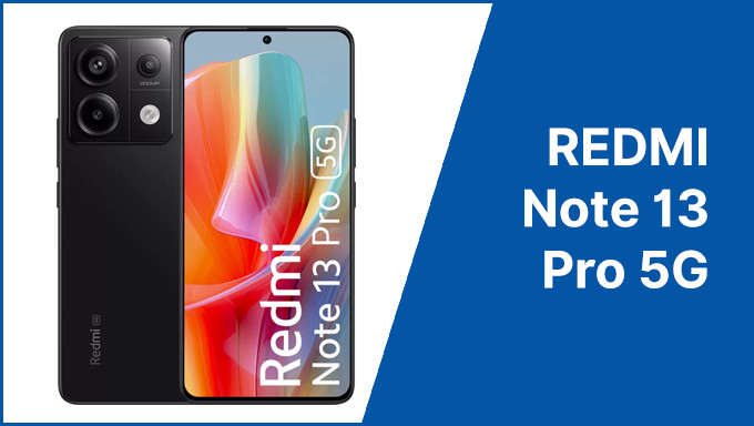 REDMI Note 13 Pro 5G (Midnight Black, 256 GB) (8 GB RAM)