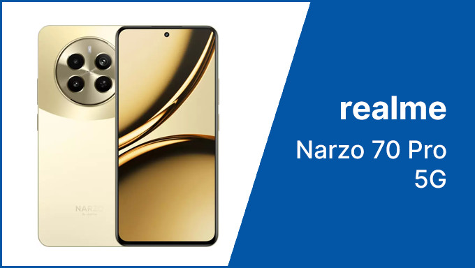 Get 31% Off On realme Narzo 70 Pro 5G (Glass Gold, 256 GB)  (8 GB RAM)