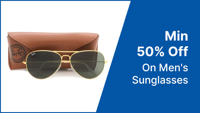 Min 50% Off On Men's Sunglasses From Vincent Chase,Fastrack & More