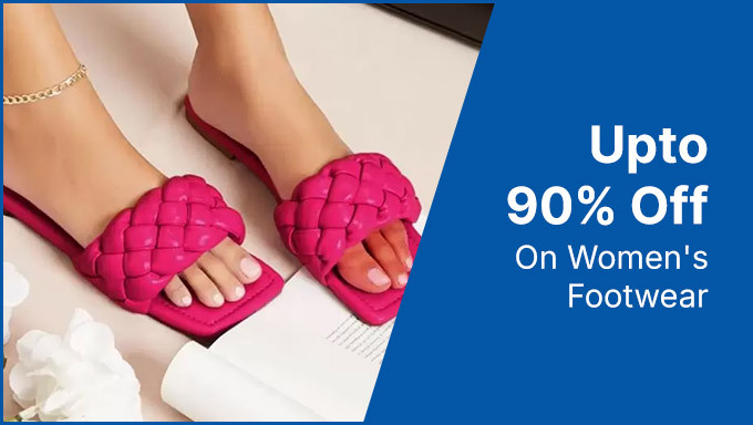 Upto 90% Off On Women's Footwear