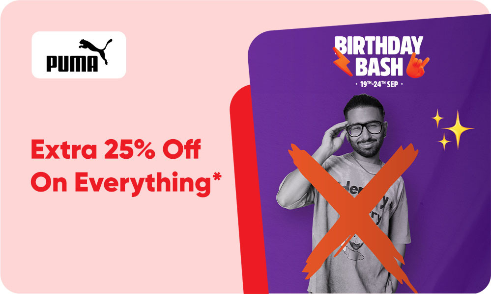 Upto 50% + EXTRA 25% OFF + Extra 7% OFF + Instant 5% Prepaid Off