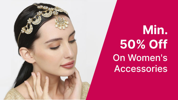 Min 50% Off On Women's Accessories Buy Earrings, Jewellery Sets & More