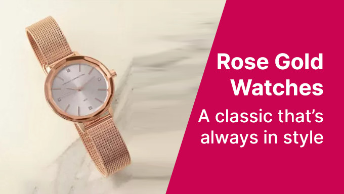 Upto 90% Off On Rose Gold Watches From Giordano,Daniel Klein & More 