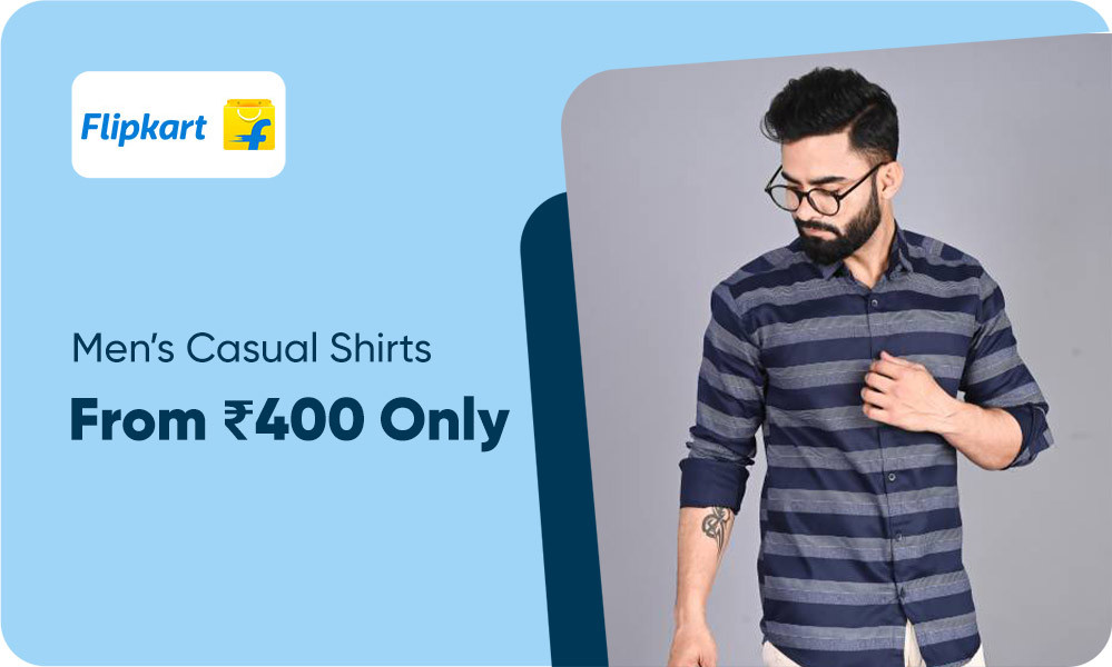 Men’s Casual Shirts From Rs.400 Only