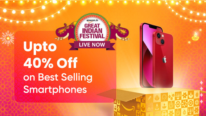 GREAT INDIAN FESTIVAL | Upto 40% Off on Best Selling Smartphones + Extra 10% Off On Selected Bank Cards