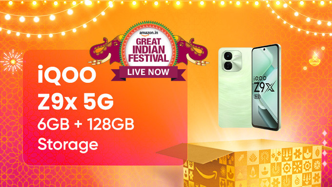 iQOO Z9x 5G ( 6GB + 128GB Storage)