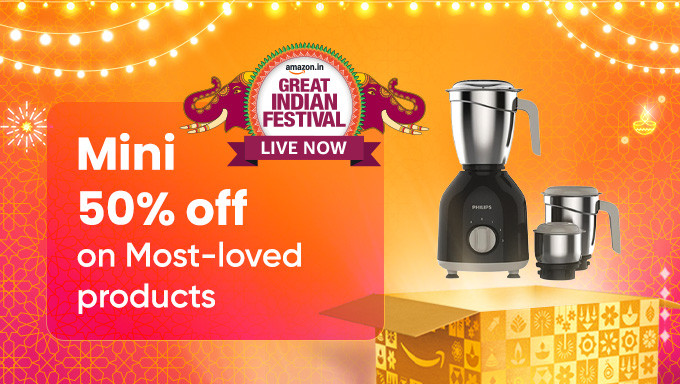 Great Freedom sale | Minimum 50% off +Bank Offers Most-loved products in home & kitchen | 4+ star rated