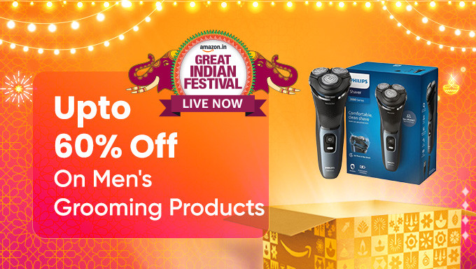 Upto 60% Off On Men's Grooming Products