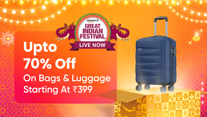 Upto 70% Off on Bags & Luggage 