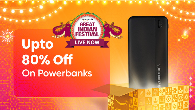 Get up to 80% Off on Powerbanks