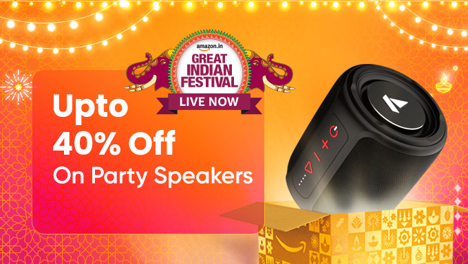 Get Up to 40% Off on Party Speakers