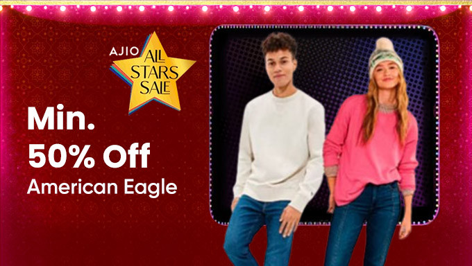 Min. 50% Off On American Eagle Buy Tshirts,Jeans,Tops, & More