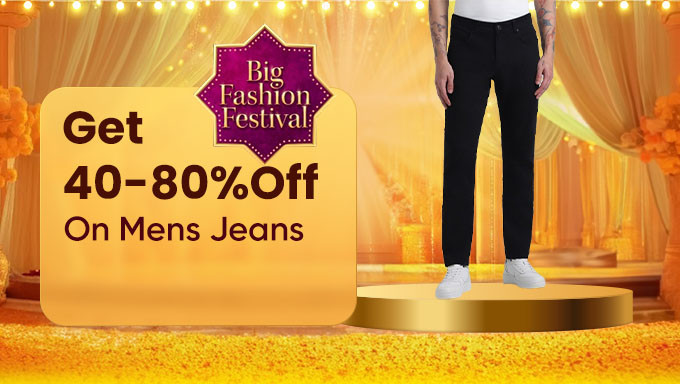 40% To 80% Off On Men Jeans On Brands Spykar ,Flying Machine ,Pepe Jeans & More