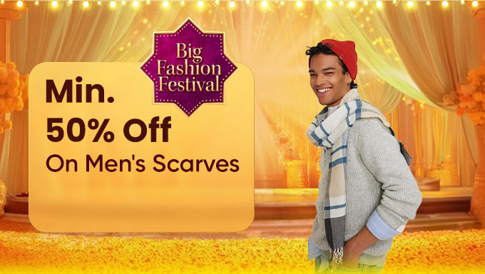 Min 50% Off On Women's Scarves From Trend Arrest, Dressberry & More