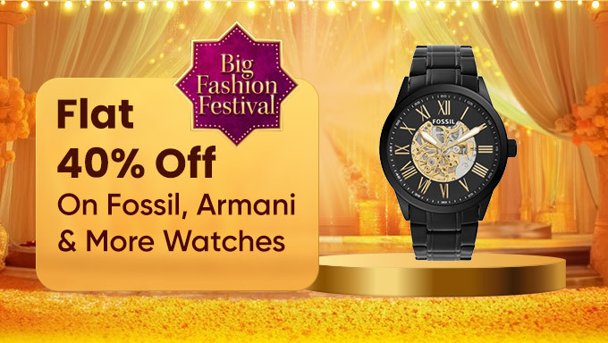 Flat 40% Off On Fossil, Armani & More Watches