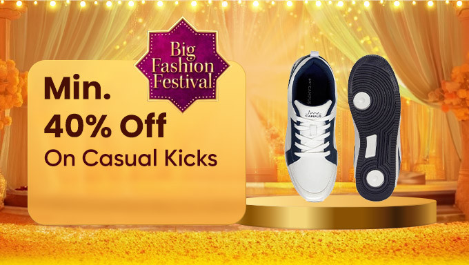 Min 40% Off On Casual Kicks