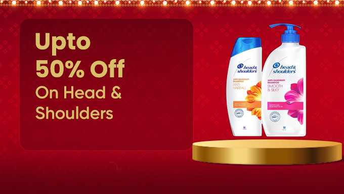 Get 50% Off On Head & Shoulders Bestsellers + Free Shipping On Orders Of Rs.299 & Above 