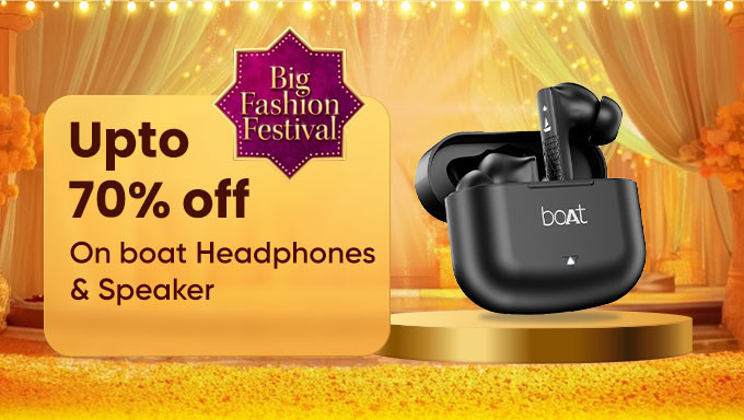 Upto 70% Off Boat Headphones & Speakers