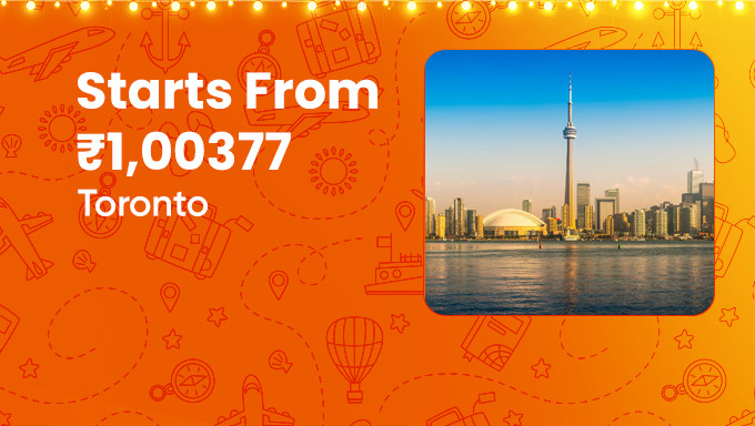  Round Trip From Mumbai To Toronto Economy Class Starting From Rs.1,00377