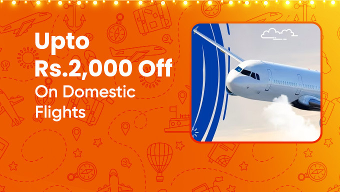 GISUPER|Upto Rs.2,000 Off On Domestic Flights 