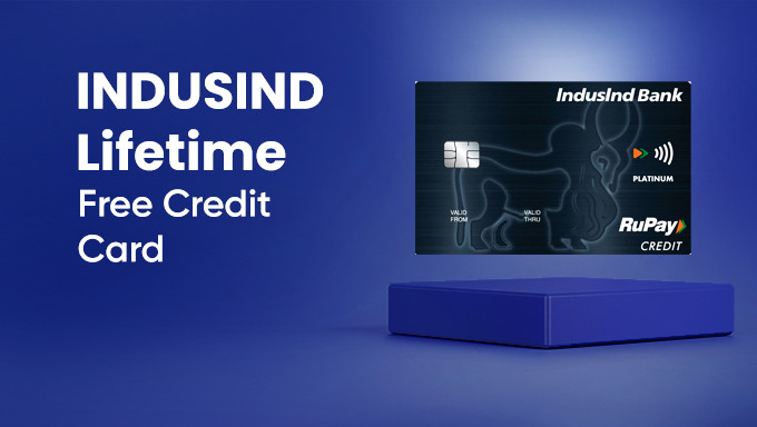 Apply for INDUSIND Lifetime Free Credit Card & Get 1% Cashback on all Retail spends