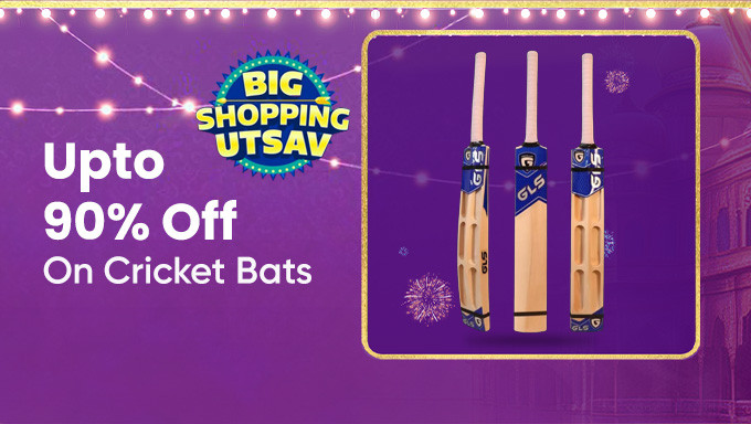 Upto 90% Off On Cricket Bats From MRF,SS,Strauss & More