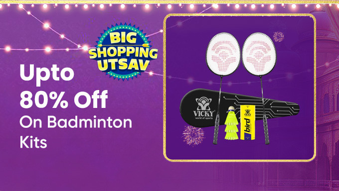 Upto 80% Off  On Badminton Kits From Jager-Smith,Knk & More 