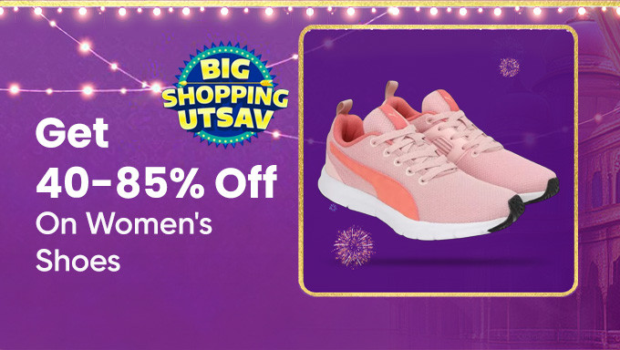 Get 40% To 85% Off On Women's Sports & Casual Shoes