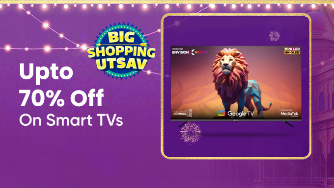 Upto 70% Off on Best Selling Televisions 