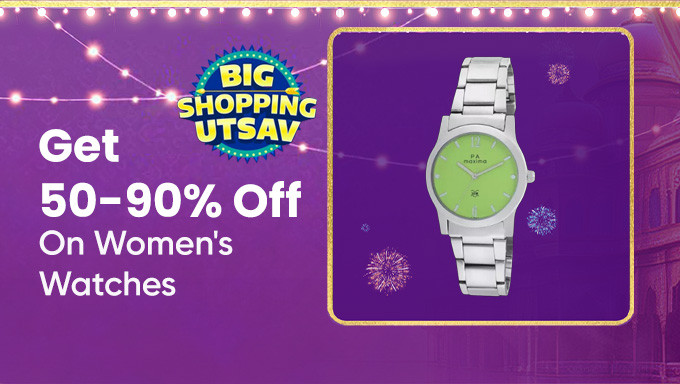 Get 50% To 90% Off On Women's Watches From Fastrack ,Sonata,Fossil & More