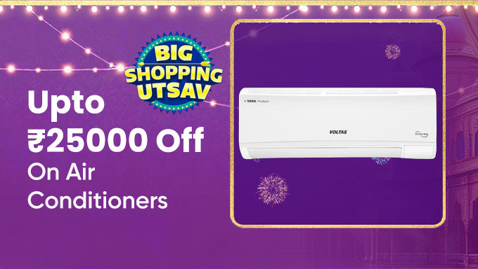 Upto Rs.25000 Off On Air Conditioners + Extra 10% Off On Selected Bank Cards