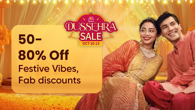 Myntra Dussehra Sale| Flat 50% To 80% + Extra Rs.200 Off For New Users + 10% Off On Selected Bank