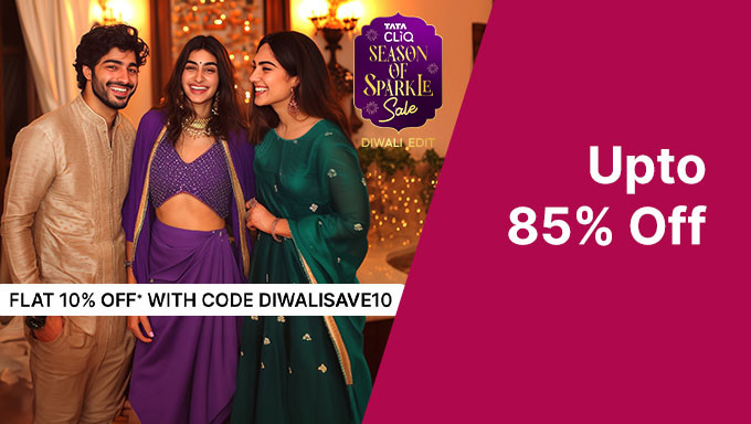 Season Of Sparkle Sale | Upto 85% Off On Fashion & Lifestyle Products + Extra 10% Off