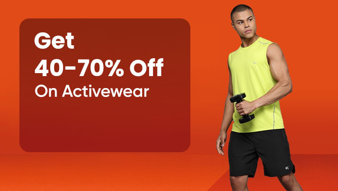 40-70% Off On Activewear On Brands Puma,Adidas,Nike,HRX & More