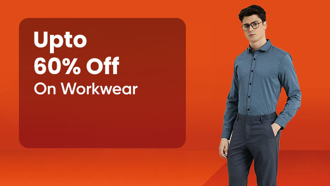 Upto 60% Off On Workwear On Brands Allen Solly,Park Avenue,Mark & Spencer