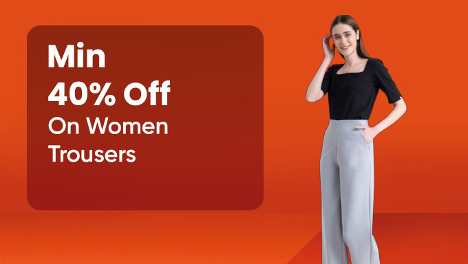 Min 40% Off On Women Trousers From Sassafras,Blissclub,Fablestreet & More