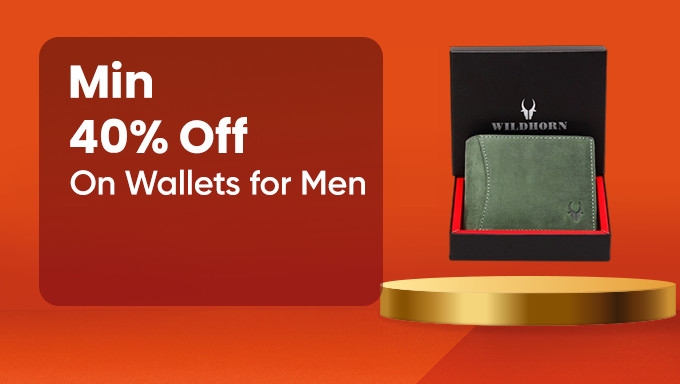 Min 40% Off On Wallets For Men From Killer,Puma & More 