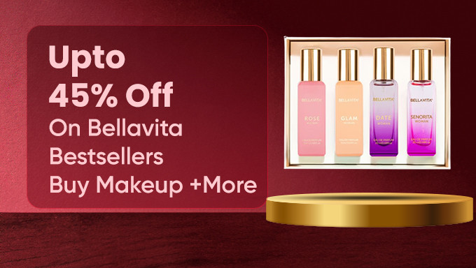 Upto 45% Off On Bellavita Bestsellers Buy Makeup,Oud,Gift Sets Range & More