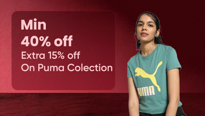 Puma Colection | Min 40% off Extra 15% off