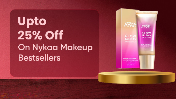 BESTSELLERS| Upto 25% Off On Nykaa Makeup Bestsellers