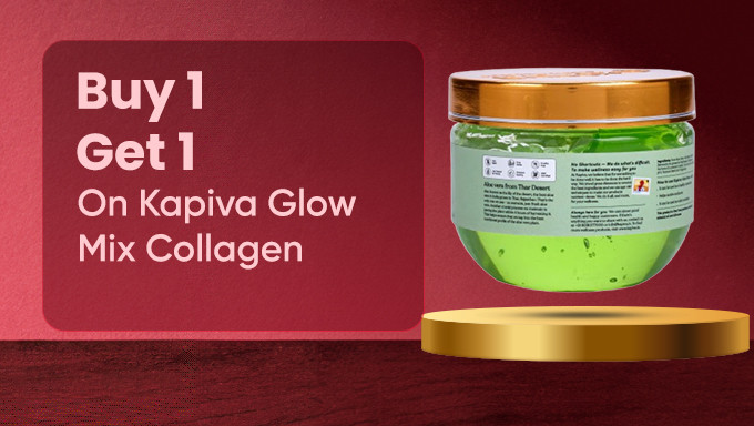 Buy 1 Get 1 On Kapiva Glow Mix Collagen +Upto 30% Off On Products