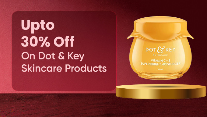 Up to 25% Off Dot & Key + Free Bestseller On orders Above Rs.599