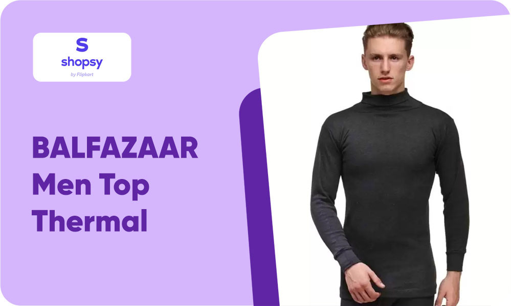 Buy BALFAZAAR Men Top Thermal 